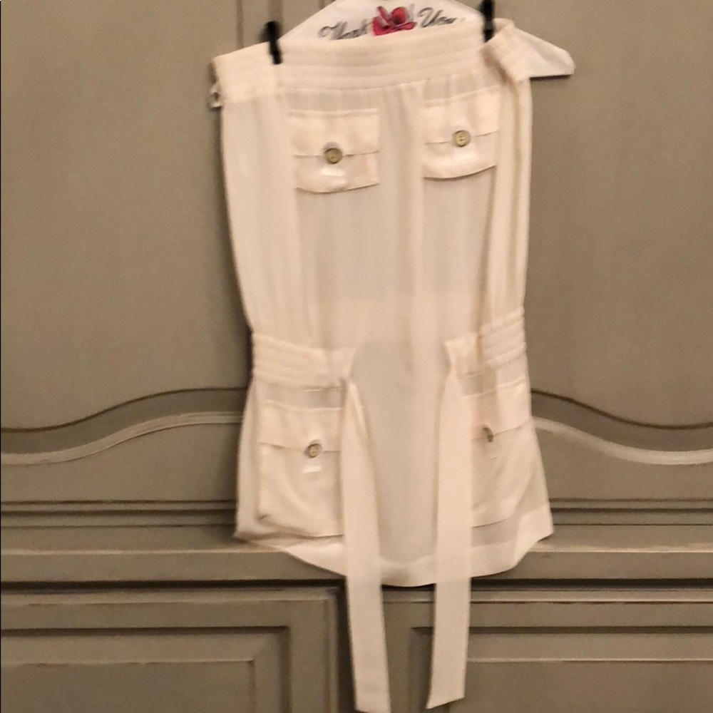Bebe Strapless top